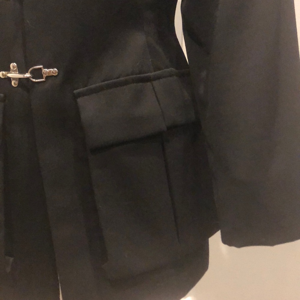 SOLD Vintage black military style jacket - Picture 2 of 6